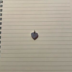 James Avery Silver Resolute Heart Charm